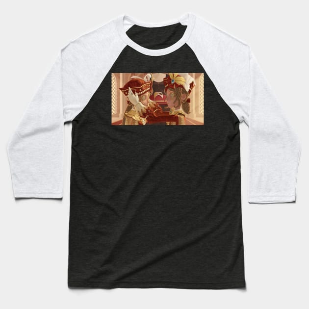 The Coronation of The Substitute (Female Knight) Baseball T-Shirt by gagimas